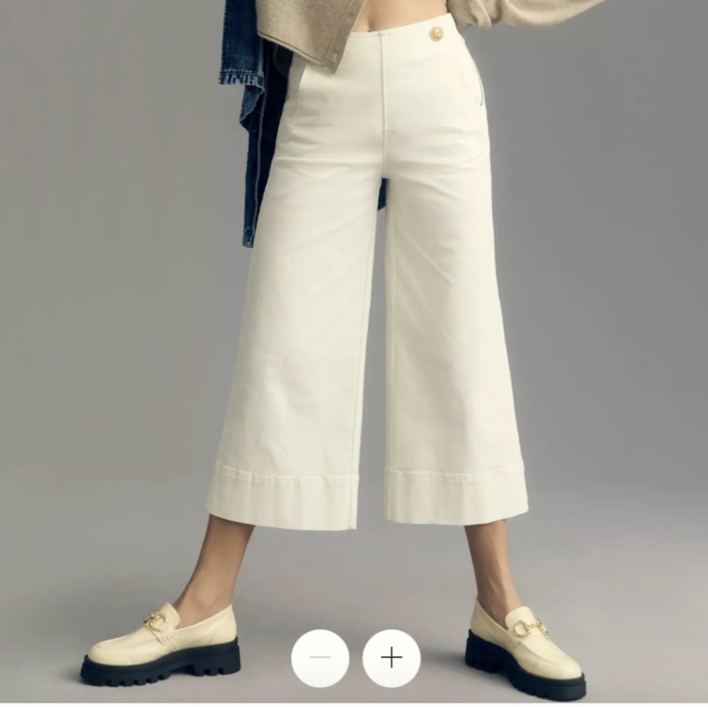 Anthropologie Maeve Saylor Style Cropped Pants